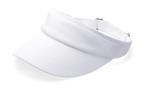 Bavlnený šilt Sports Visor, 000 White