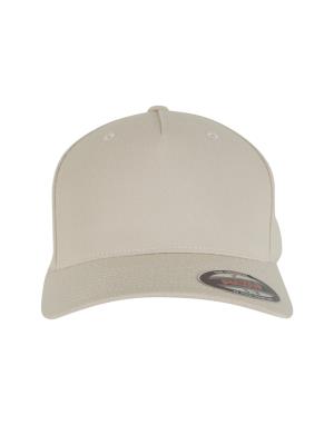 5 - panelová šiltovka so zahnutým šiltom Fitted Baseball, 019 Beige