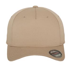 5 - panelová šiltovka so zahnutým šiltom Fitted Baseball, 731 Khaki