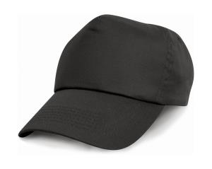 5-panelová bavlnená šiltovka Pum, 101 Black
