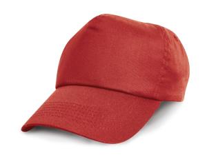 5-panelová bavlnená šiltovka Pum, 400 Red