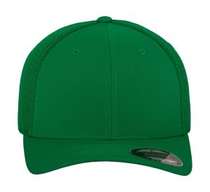 6 panelová šiltovka so zahnutým šiltom Tactel Mesh, 500 Green