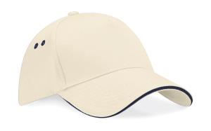 5-panelová šiltovka z bavlny Ultimate, 253 Putty/French Navy