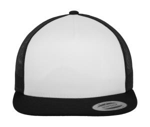 5 panelová šiltovka s rovným šiltom Rec, 180 Black/White/Black