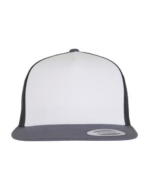5 panelová šiltovka s rovným šiltom Trucker, 281 Navy/White/Dark Navy