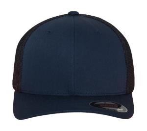 6 - panelová šiltovka so zahnutým šiltom Mesh, 200 Navy