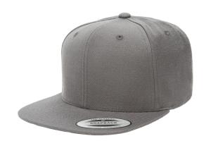 6 - panelová šiltovka s rovným šiltom Classic, 166 Dark Grey/Dark Grey