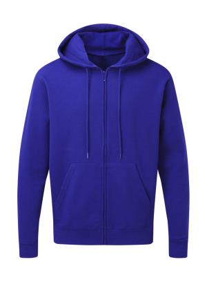 Pánska mikina s kapucňou a zipsom Breve, 300 Royal Blue