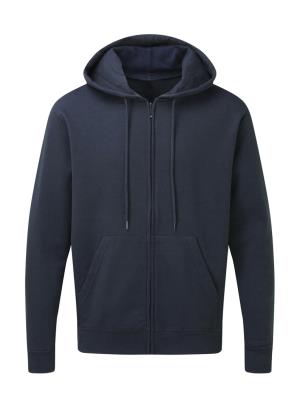 Pánska mikina s kapucňou a zipsom Breve, 319 Denim