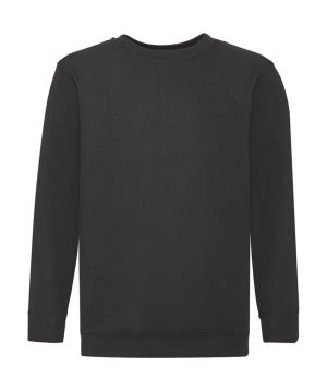 Detská mikina bez kapucne Baskid, 101 Black