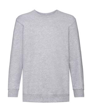 Detská mikina bez kapucne Baskid, 123 Heather Grey