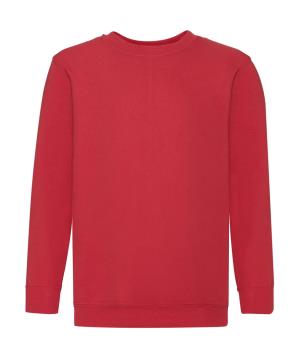 Detská mikina bez kapucne Baskid, 400 Red
