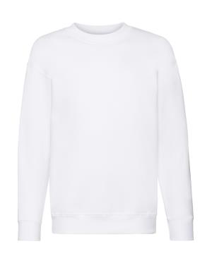Detská mikina bez kapucne Loom, 000 White
