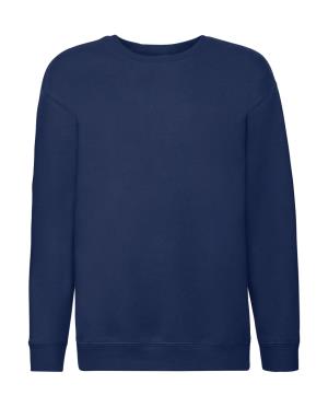 Detská mikina bez kapucne Loom, 200 Navy