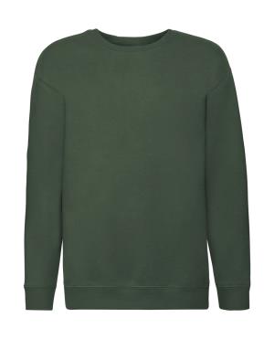 Detská mikina bez kapucne Loom, 540 Bottle Green