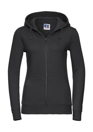 Dámska mikina s kapucňou na zips  Authentic, 101 Black