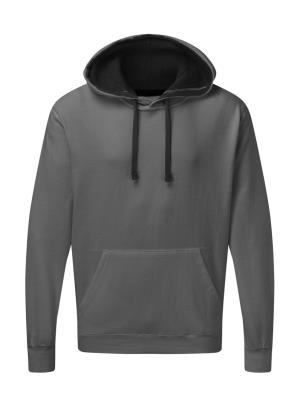 Pánska mikina s kapucňou Kord, 148 Grey/Black