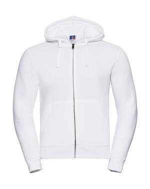 Pánska mikina s kapucňou a zipsom Authentic, 000 White