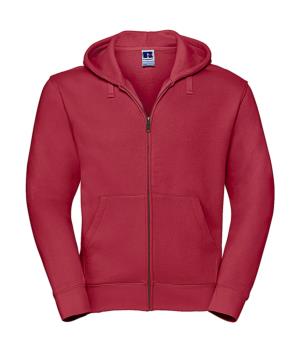 Pánska mikina s kapucňou a zipsom Authentic, 401 Classic Red
