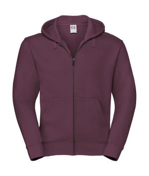 Pánska mikina s kapucňou a zipsom Authentic, 448 Burgundy