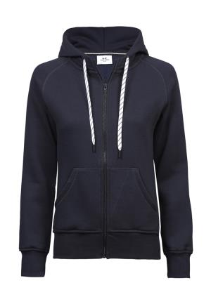 Dámska mikina s kapucňou a zipsom Twine, 200 Navy