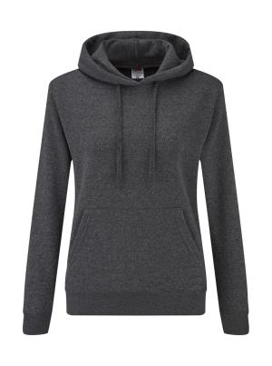 Dámska mikina s kapucňou Colours, 126 Dark Heather Grey