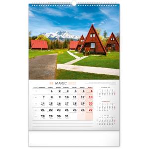 Nástenný kalendár Naše Slovensko 2022, 33 × 46 cm (13)