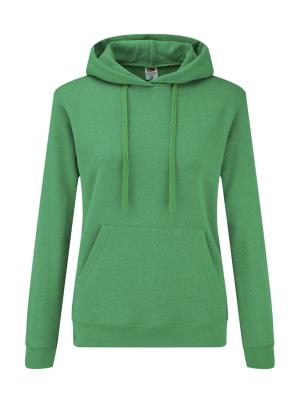 Dámska mikina s kapucňou Colours, 515 Heather Green