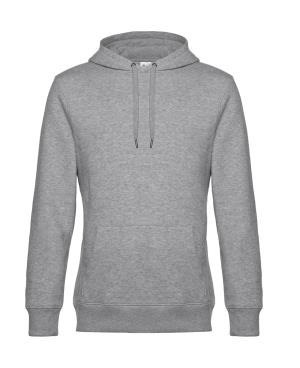 Unisex mikina s kapucňou KING, 123 Heather Grey