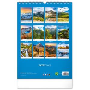 Nástenný kalendár Tatry 2022, 33 × 46 cm (2)