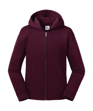 Detská mikina s kapucňou a zipsom Authentic, 448 Burgundy