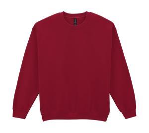 Unisexová mikina bez kapucne Heavy Blend, 407 Antique Cherry Red