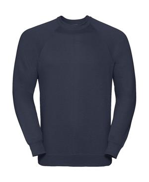 Pánska mikina bez kapucne Raglan, 201 French Navy