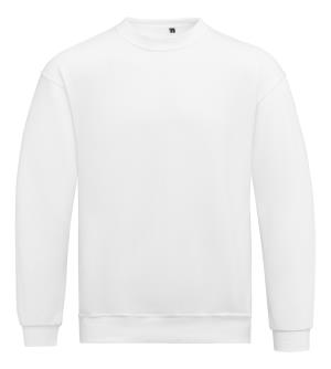 Unisex mikina bez kapucne Basic, 000 White