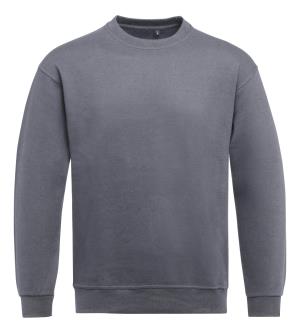 Unisex mikina bez kapucne Basic, 130 Charcoal