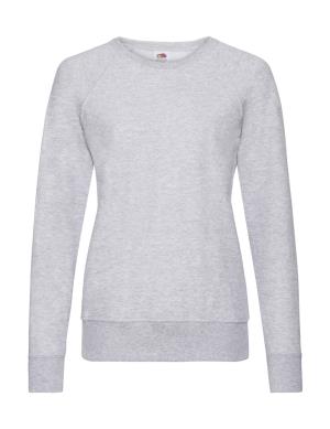 Dámska mikina bez kapucne Lightweight, 123 Heather Grey