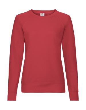 Dámska mikina bez kapucne Lightweight, 400 Red