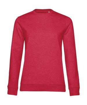 Dámska mikina bez kapucne Set In, 401 Heather Red