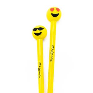 Ceruzka s usmievavou tvárou Mile, žltá
