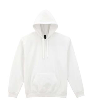 Unisex mikina s kapucňou Softstyle Midweight Fleece, 000 White