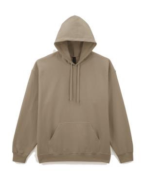 Unisex mikina s kapucňou Softstyle Midweight Fleece, 718 Brown Savana
