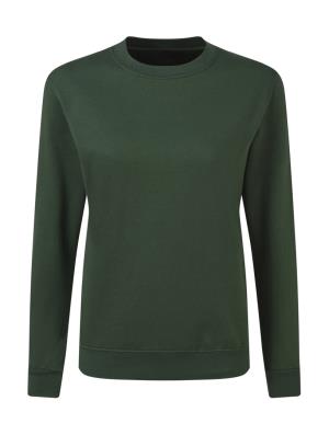 Dámska mikina bez kapucne Klax, 540 Bottle Green