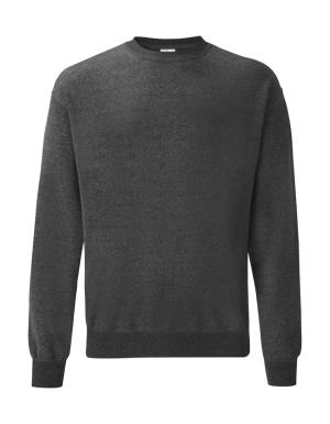 Pánska mikina bez kapucne Half, 126 Dark Heather Grey