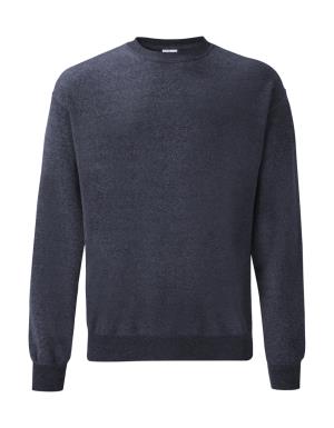 Pánska mikina bez kapucne Half, 204 Heather Navy