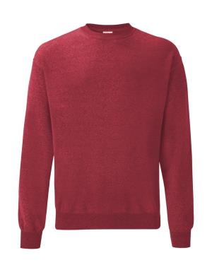 Pánska mikina bez kapucne Half, 404 Heather Red