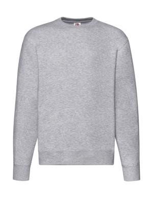Pánska mikina bez kapucne Set-In Premium, 123 Heather Grey