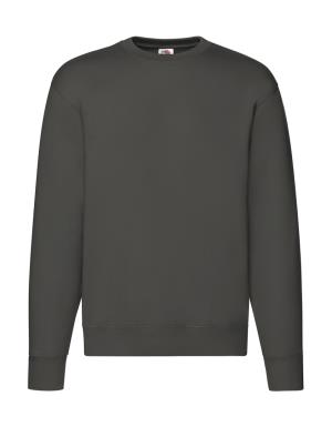 Pánska mikina bez kapucne Set-In Premium, 130 Charcoal