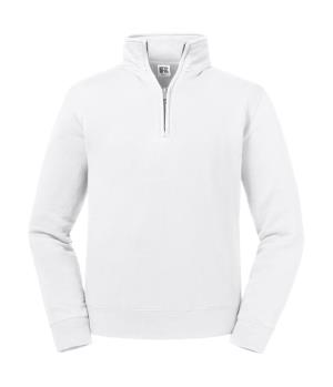 Pánska mikina bez kapucne 1/4 zip Authentic, 000 White