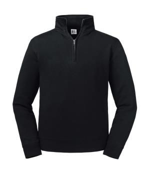 Pánska mikina bez kapucne 1/4 zip Authentic, 101 Black