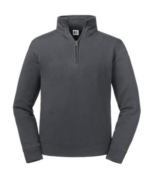 Pánska mikina bez kapucne 1/4 zip Authentic, 127 Convoy Grey
